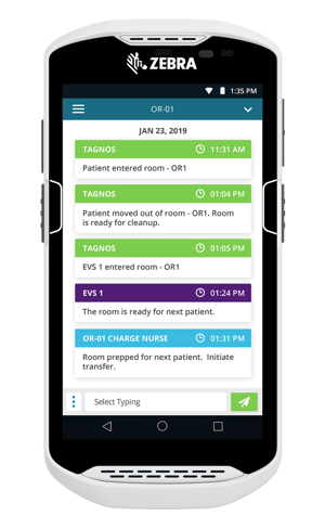 TAGNOS-Zebra Solution Improves AHWM Operating Room Turnaround Time 
